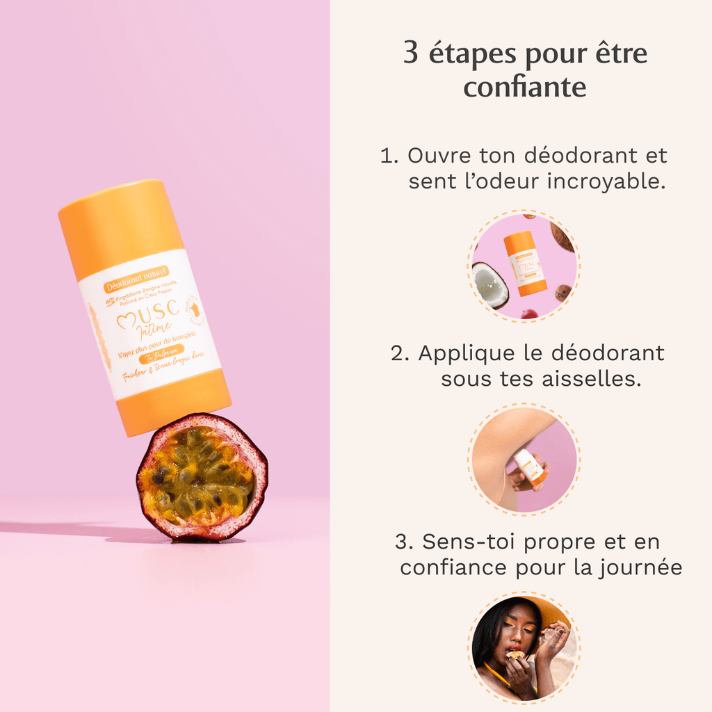 3 déodorants Crazy Passion