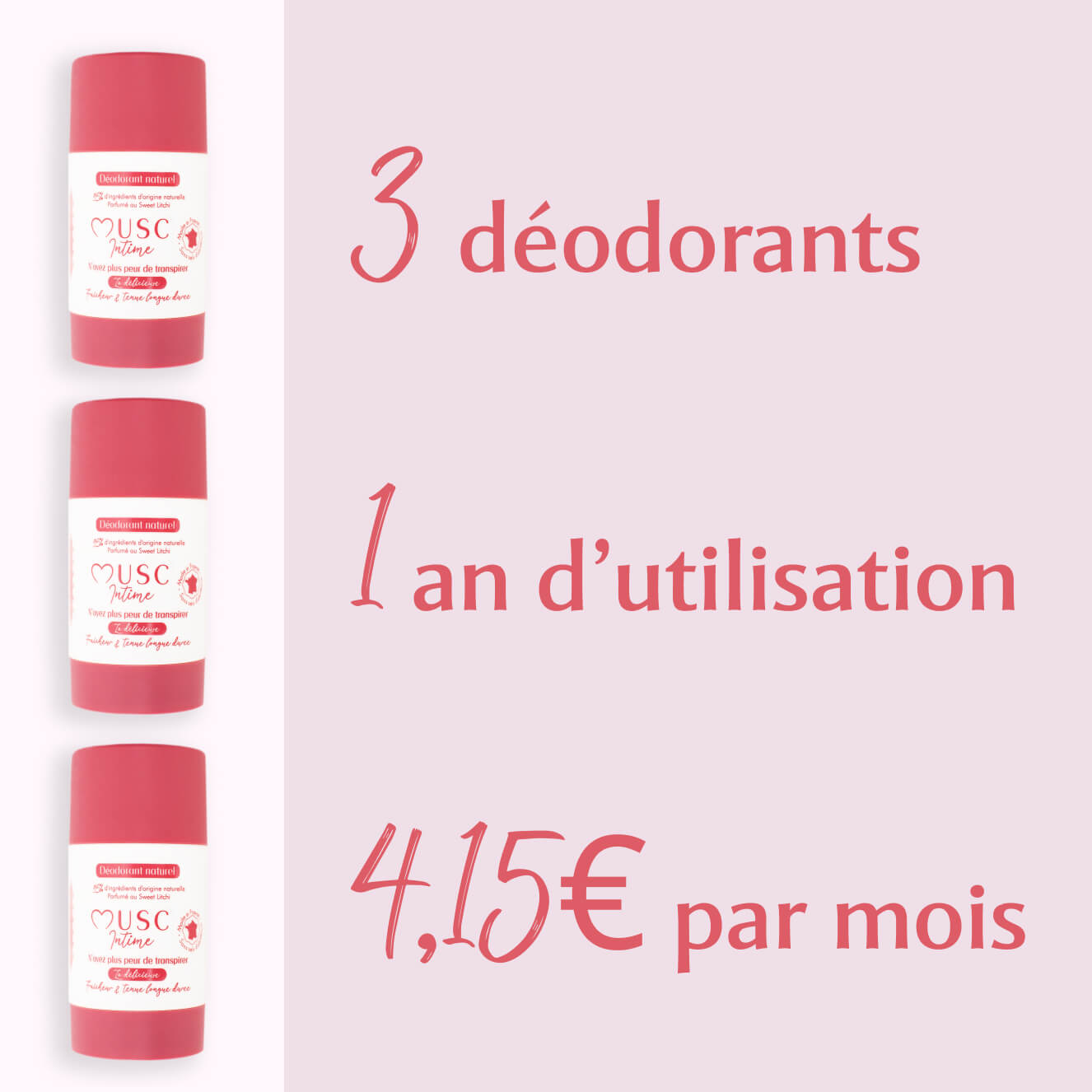 Déodorant au Sweet Litchi