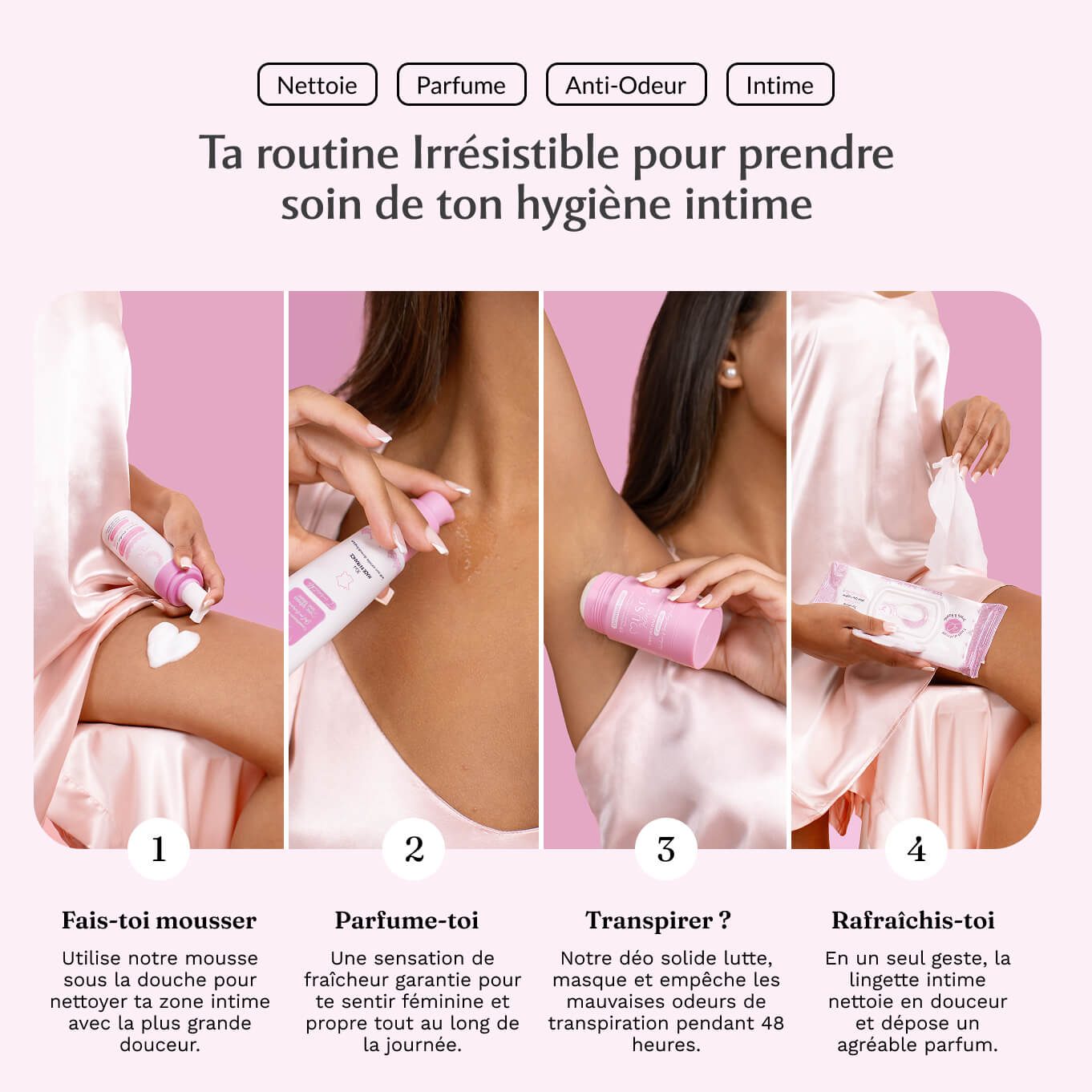 Gel parfumant l'Irrésistible - Musc Blanc