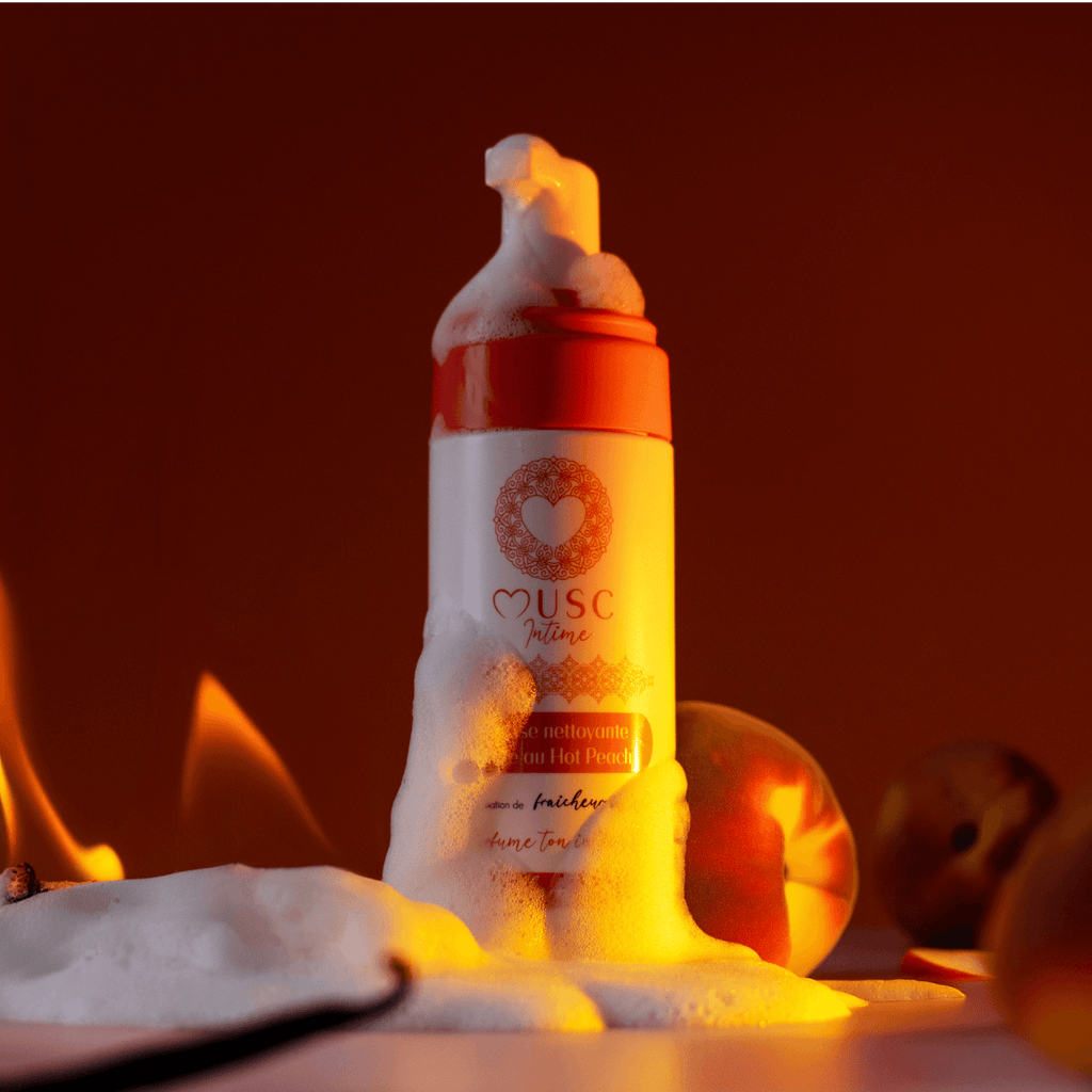 Mousse nettoyante Intime Hot Peach - la Charmeuse
